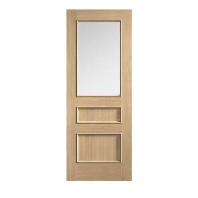 Oak Toledo Glazed Internal Door Wooden Timber - Door Size, H...